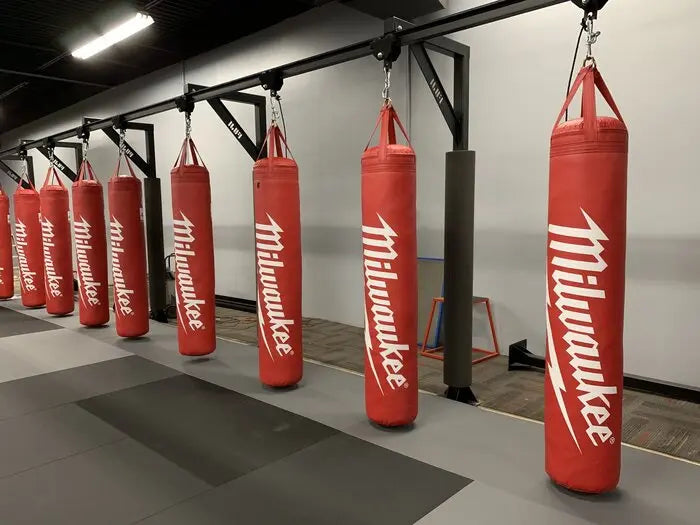 Fuji 6ft Muay Thai Heavy Bags with custom print