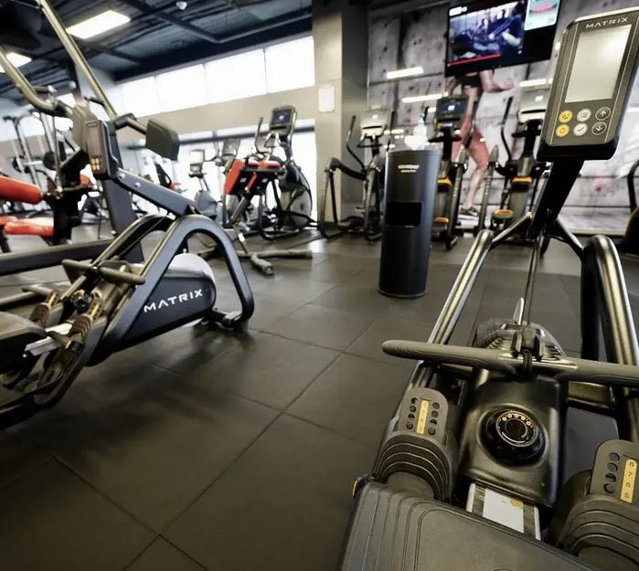 Legend Black 15mm Rubber Gym Tiles